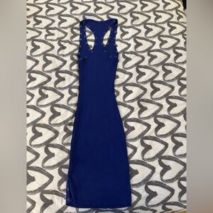 Guess by Marciano Royal Blue Dress with Grommet Accents